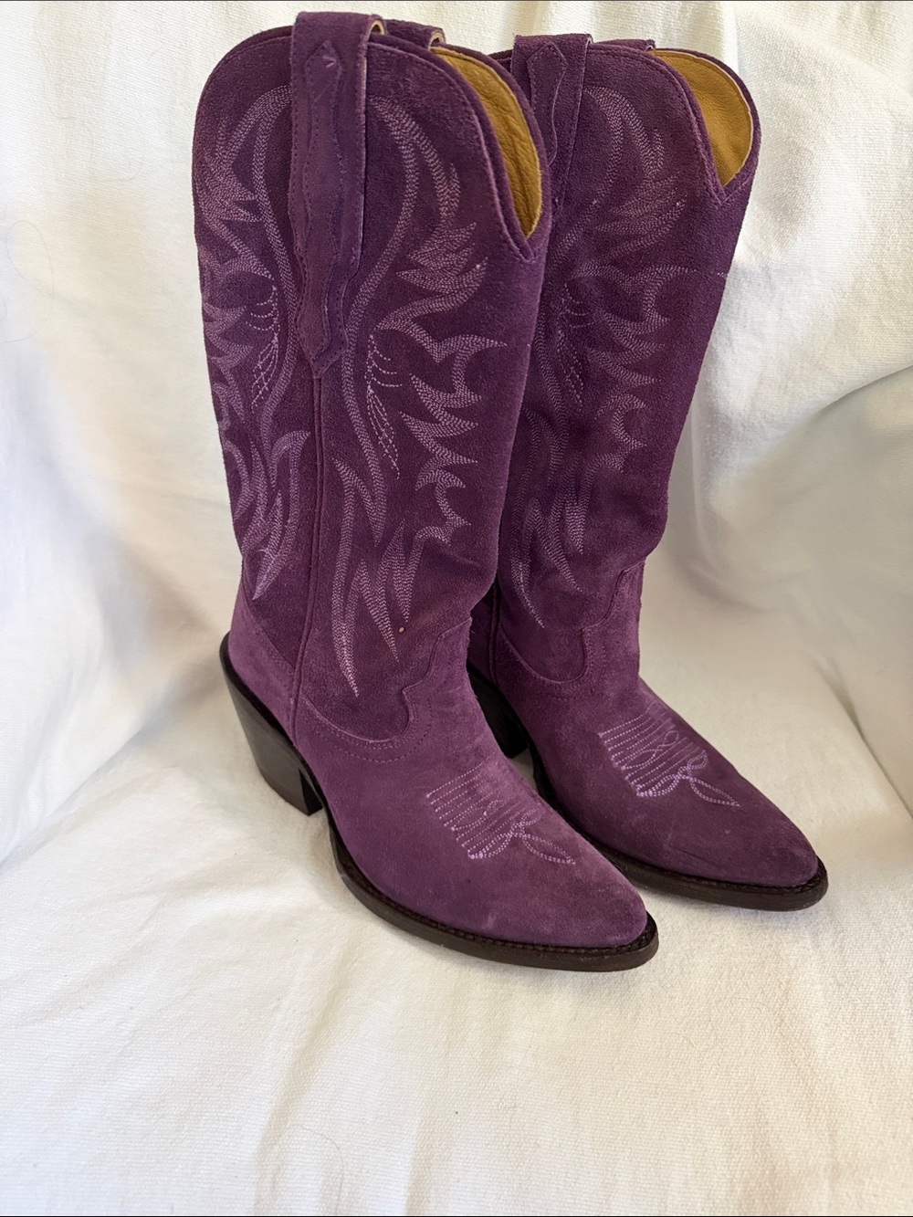 Idyllwind Charmed Life Purple Suede Knee-High Boots 6.5 women’s